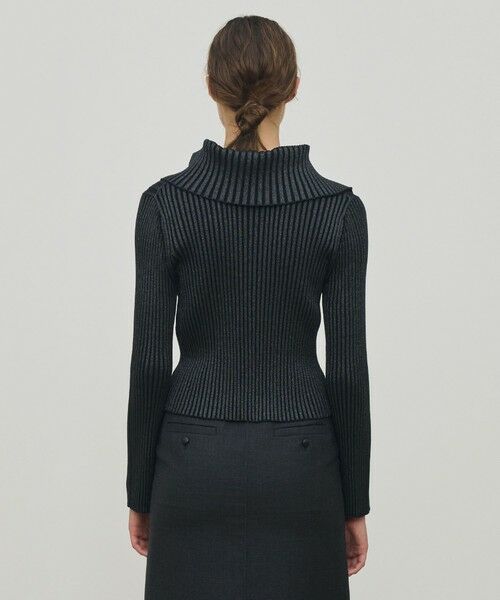 TOMORROWLAND / トゥモローランド カーディガン・ボレロ | プレーティンググロッシーヤーン アシンメトリーカーディガン | 詳細4