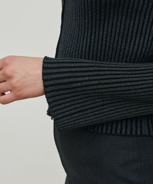 TOMORROWLAND / トゥモローランド カーディガン・ボレロ | プレーティンググロッシーヤーン アシンメトリーカーディガン | 詳細6