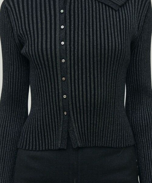 TOMORROWLAND / トゥモローランド カーディガン・ボレロ | プレーティンググロッシーヤーン アシンメトリーカーディガン | 詳細7