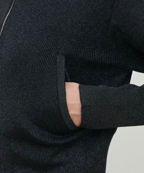 TOMORROWLAND / トゥモローランド ブルゾン | プレーティンググロッシーヤーン ジップアップブルゾン | 詳細8