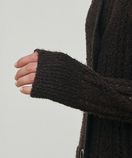 TOMORROWLAND / トゥモローランド カーディガン・ボレロ | シルクループヤーン アイレット Vネックカーディガン | 詳細6