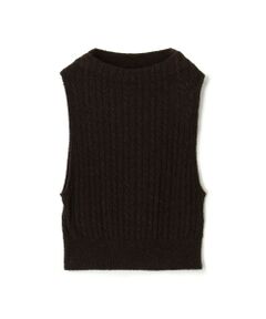 TOMORROWLAND / トゥモローランド ベスト | シルクループヤーン ケーブルベスト