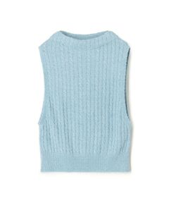 TOMORROWLAND / トゥモローランド ベスト | シルクループヤーン ケーブルベスト