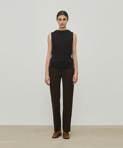 TOMORROWLAND / トゥモローランド ベスト | シルクループヤーン ケーブルベスト | 詳細1