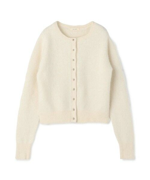 TOMORROWLAND / トゥモローランド カーディガン・ボレロ | フォックスカシミヤ クルーネックカーディガン(12 ホワイト系)