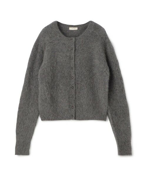 TOMORROWLAND/トゥモローランド フォックスカシミヤ クルーネックカーディガン 15 グレー F TOMORROWLAND/トゥモローランド フォックスカシミヤ クルーネックカーディガン 15 グレー F