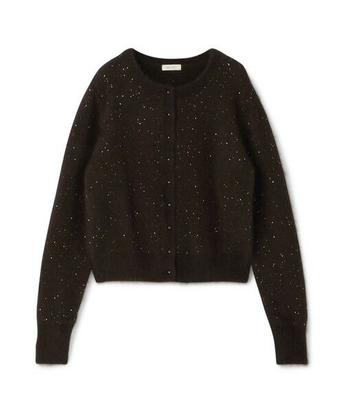 TOMORROWLAND / トゥモローランド カーディガン・ボレロ | フォックスカシミヤ クルーネックカーディガン(48 ダークブラウン系)