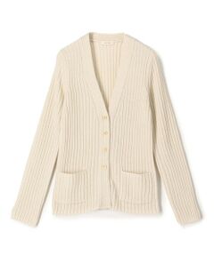 TOMORROWLAND / トゥモローランド カーディガン・ボレロ | ウールリブ Vネックカーディガン