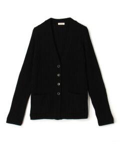 TOMORROWLAND / トゥモローランド カーディガン・ボレロ | ウールリブ Vネックカーディガン
