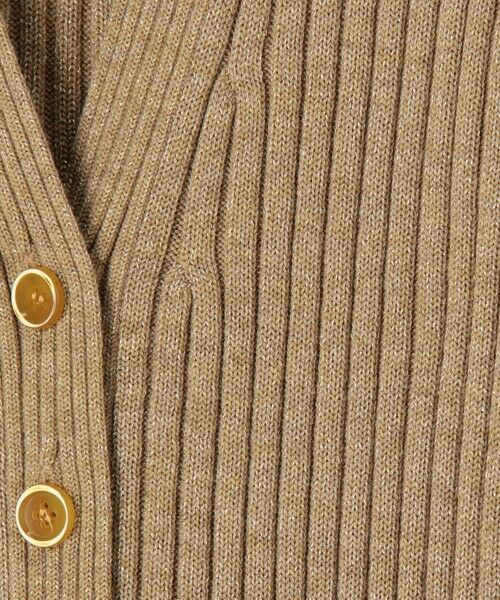 TOMORROWLAND / トゥモローランド カーディガン・ボレロ | ウールリブ Vネックカーディガン | 詳細12