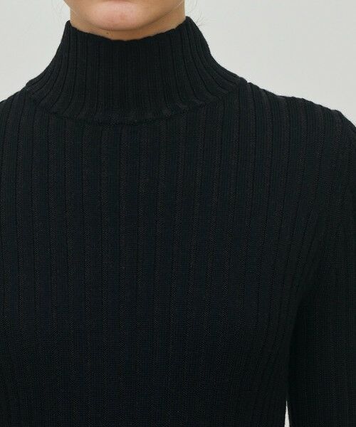 TOMORROWLAND / トゥモローランド ニット・セーター | ウールリブ ハイネックプルオーバー | 詳細5