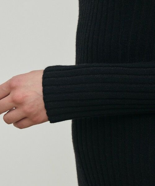 TOMORROWLAND / トゥモローランド ニット・セーター | ウールリブ ハイネックプルオーバー | 詳細6