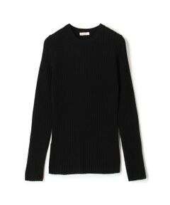 TOMORROWLAND / トゥモローランド ニット・セーター | ウールリブ クルーネックプルオーバー