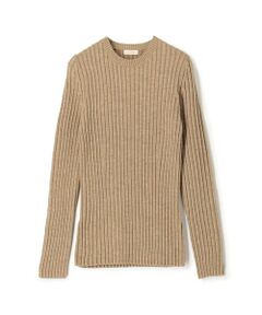 TOMORROWLAND / トゥモローランド ニット・セーター | ウールリブ クルーネックプルオーバー