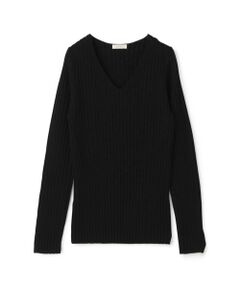TOMORROWLAND / トゥモローランド ニット・セーター | ウールリブ Vネックプルオーバー