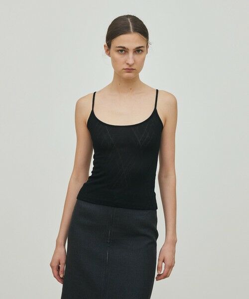 TOMORROWLAND / トゥモローランド キャミソール・チューブトップ | レーヨンアーガイルチェック キャミソール | 詳細2