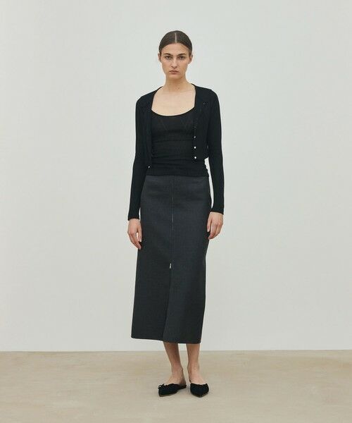 TOMORROWLAND / トゥモローランド カーディガン・ボレロ | レーヨンアーガイルチェック クルーネックカーディガン | 詳細1