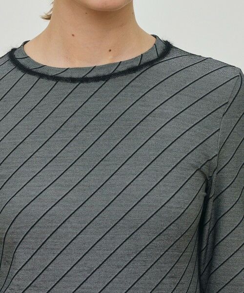 TOMORROWLAND / トゥモローランド カットソー（半袖以外） | ダイアゴナルジャージー クルーネックプルオーバー | 詳細5