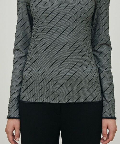 TOMORROWLAND / トゥモローランド カットソー（半袖以外） | ダイアゴナルジャージー クルーネックプルオーバー | 詳細7