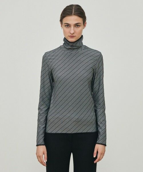 TOMORROWLAND / トゥモローランド カットソー（半袖以外） | ダイアゴナルジャージー タートルネックプルオーバー | 詳細2