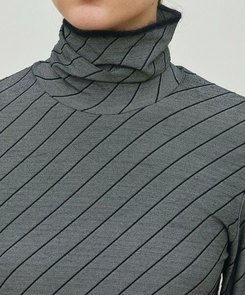 TOMORROWLAND / トゥモローランド カットソー（半袖以外） | ダイアゴナルジャージー タートルネックプルオーバー | 詳細5