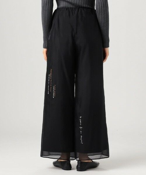TOMORROWLAND / トゥモローランド その他パンツ | メッセージエンブロイダリー ドローストリングパンツ | 詳細5