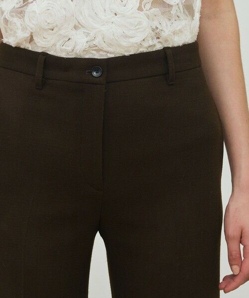 TOMORROWLAND / トゥモローランド スラックス・ドレスパンツ | ナチュラルストレッチウール セミフレアパンツ | 詳細7