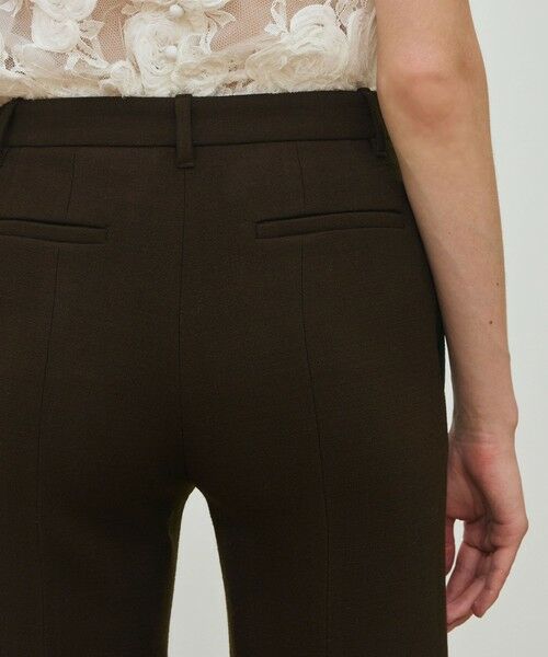 TOMORROWLAND / トゥモローランド スラックス・ドレスパンツ | ナチュラルストレッチウール セミフレアパンツ | 詳細8