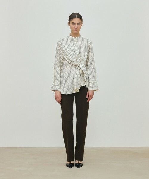 TOMORROWLAND / トゥモローランド スラックス・ドレスパンツ | ナチュラルストレッチウール スリムパンツ | 詳細1