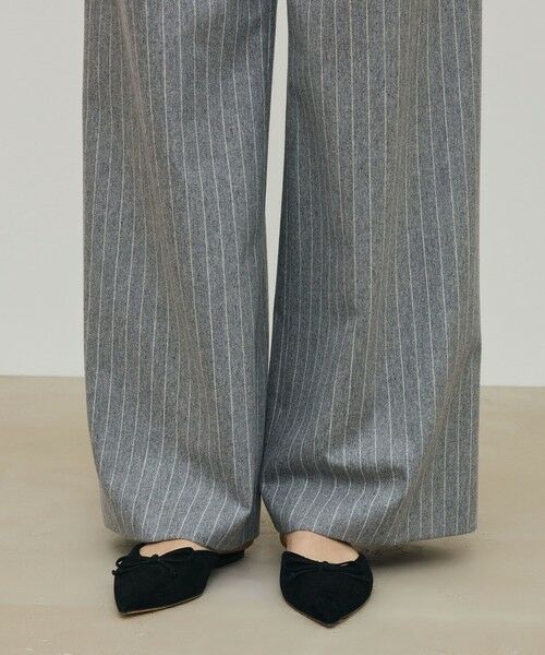 TOMORROWLAND / トゥモローランド その他パンツ | ウールポプリンメルトン ドロストパンツ | 詳細8