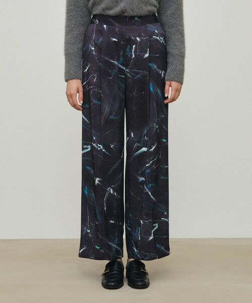 TOMORROWLAND / トゥモローランド その他パンツ | ネオンプリント タックワイドパンツ | 詳細2