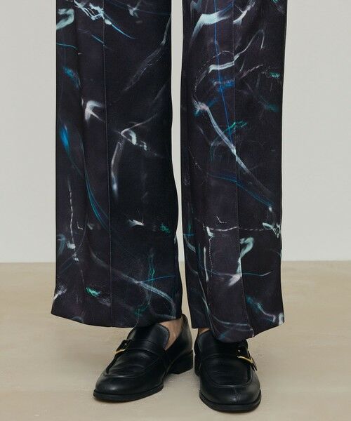 TOMORROWLAND / トゥモローランド その他パンツ | ネオンプリント タックワイドパンツ | 詳細8