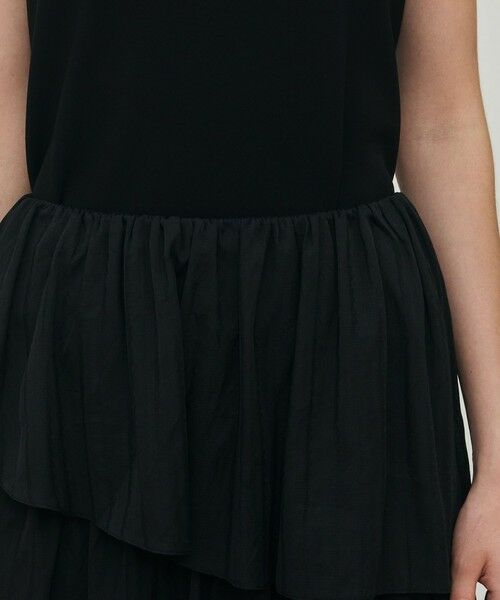 TOMORROWLAND / トゥモローランド ミニ・ひざ丈スカート | ドットストライプジャガード  ティアードスカート | 詳細5