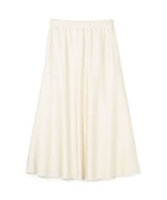 TOMORROWLAND / トゥモローランド ロング・マキシ丈スカート | サテンジョーゼット セミマーメイドスカート