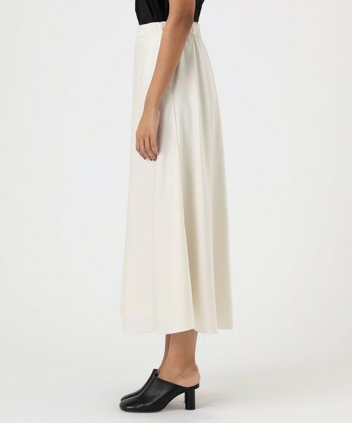TOMORROWLAND / トゥモローランド ロング・マキシ丈スカート | サテンジョーゼット セミマーメイドスカート | 詳細3