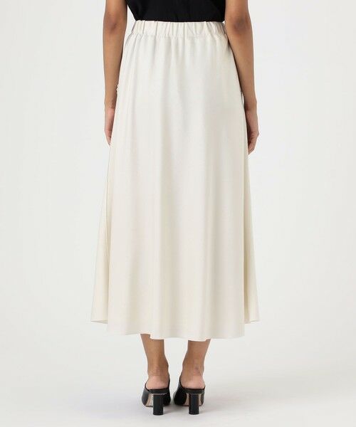 TOMORROWLAND / トゥモローランド ロング・マキシ丈スカート | サテンジョーゼット セミマーメイドスカート | 詳細4