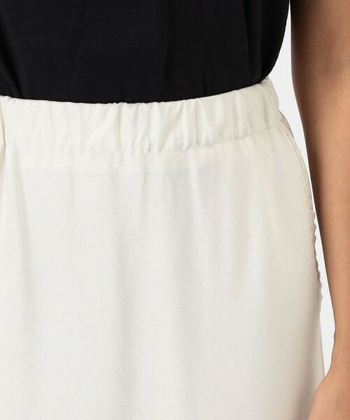 TOMORROWLAND / トゥモローランド ロング・マキシ丈スカート | サテンジョーゼット セミマーメイドスカート | 詳細5