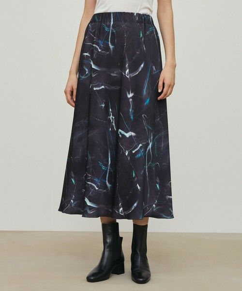 TOMORROWLAND / トゥモローランド ロング・マキシ丈スカート | ネオンプリント マーメイドスカート | 詳細2