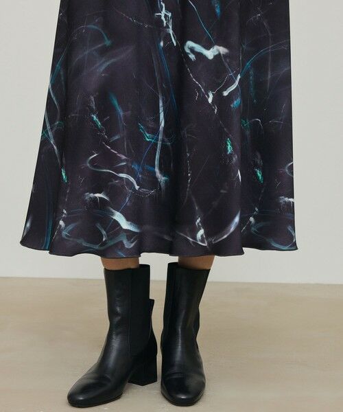 TOMORROWLAND / トゥモローランド ロング・マキシ丈スカート | ネオンプリント マーメイドスカート | 詳細8