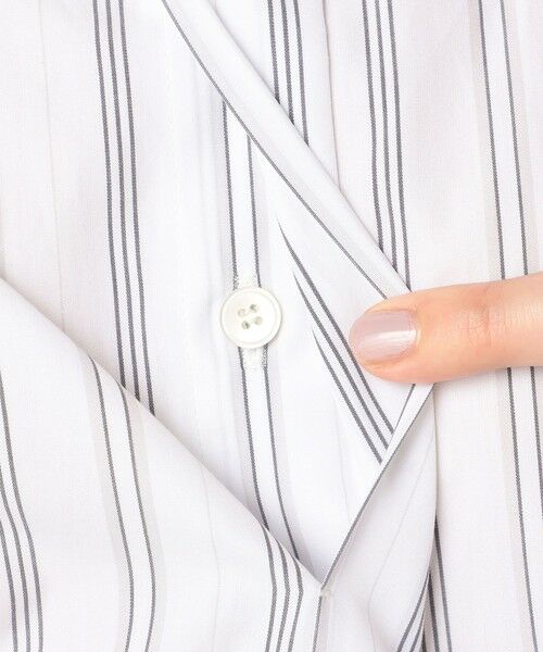 TOMORROWLAND / トゥモローランド ミニ丈・ひざ丈ワンピース | コンパクトプレーンコットン シャツワンピース | 詳細11