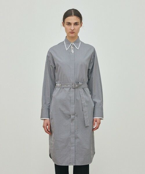 TOMORROWLAND / トゥモローランド ミニ丈・ひざ丈ワンピース | コンパクトプレーンコットン シャツワンピース | 詳細16