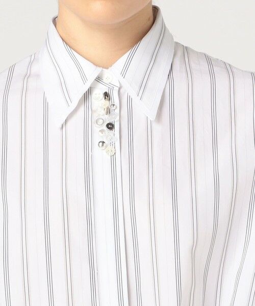 TOMORROWLAND / トゥモローランド ミニ丈・ひざ丈ワンピース | コンパクトプレーンコットン シャツワンピース | 詳細5