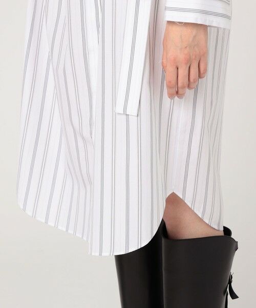 TOMORROWLAND / トゥモローランド ミニ丈・ひざ丈ワンピース | コンパクトプレーンコットン シャツワンピース | 詳細9