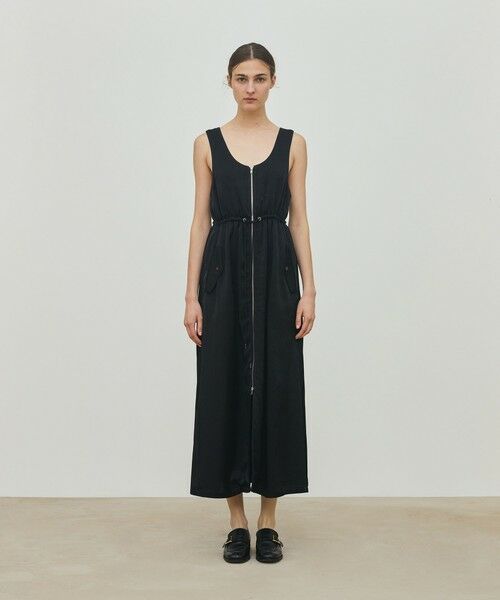 TOMORROWLAND / トゥモローランド ロング・マキシ丈ワンピース | ロイヤルサテン ノースリーブドレス | 詳細1