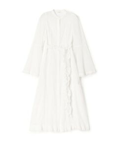 TOMORROWLAND / トゥモローランド ロング・マキシ丈ワンピース | チェーンレースエンブロイダリー Aラインドレス