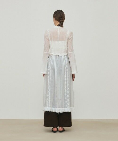 TOMORROWLAND / トゥモローランド ロング・マキシ丈ワンピース | チェーンレースエンブロイダリー Aラインドレス | 詳細3