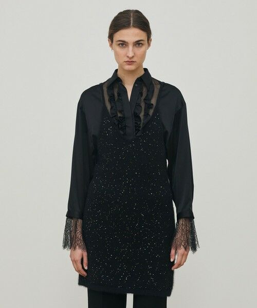 TOMORROWLAND / トゥモローランド ミニ丈・ひざ丈ワンピース | フォックスカシミヤ キャミソールドレス | 詳細2