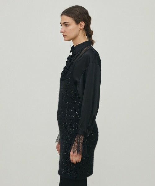 TOMORROWLAND / トゥモローランド ミニ丈・ひざ丈ワンピース | フォックスカシミヤ キャミソールドレス | 詳細3