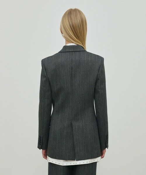 TOMORROWLAND / トゥモローランド テーラードジャケット | シェトランドへリンボーン テーラードジャケット | 詳細4