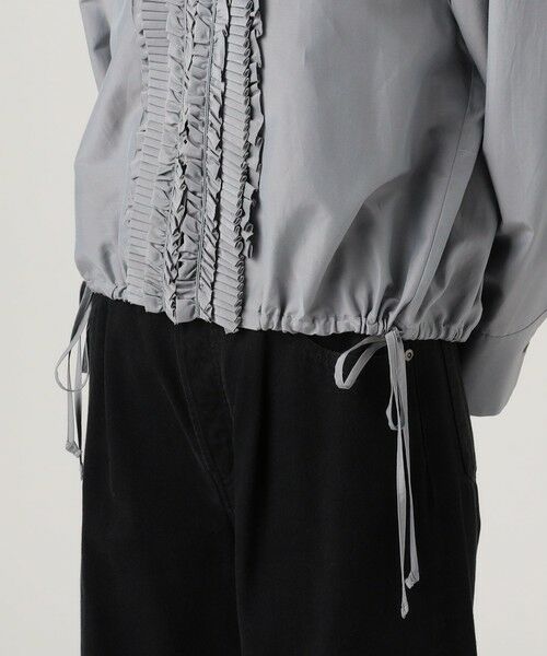 TOMORROWLAND / トゥモローランド ブルゾン | コットンシルクポプリン フリルブルゾン | 詳細8